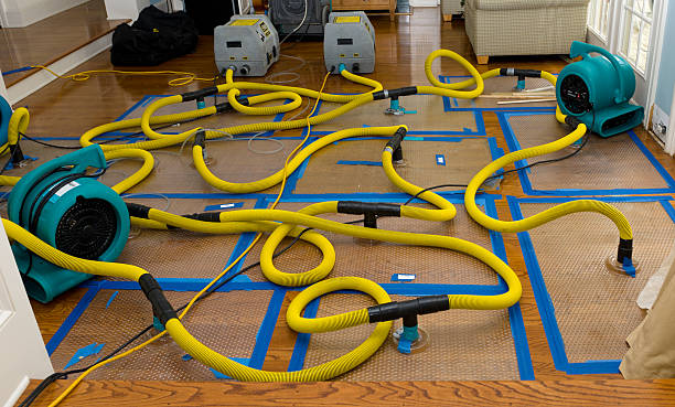 Professional Water Extraction technician working in Baldwin, NY